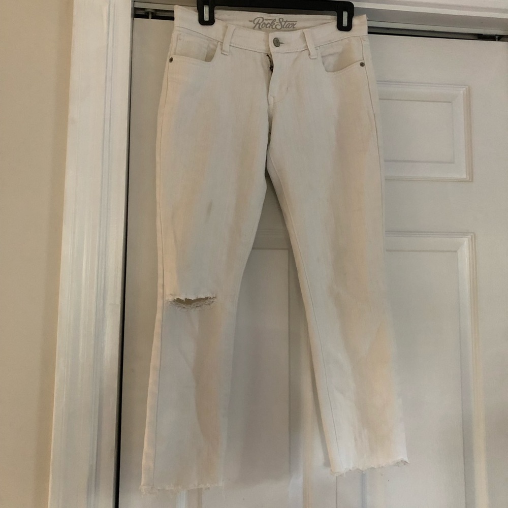 Old Navy rockstar white jeans